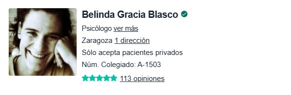 opiniones psicologa zaragoza